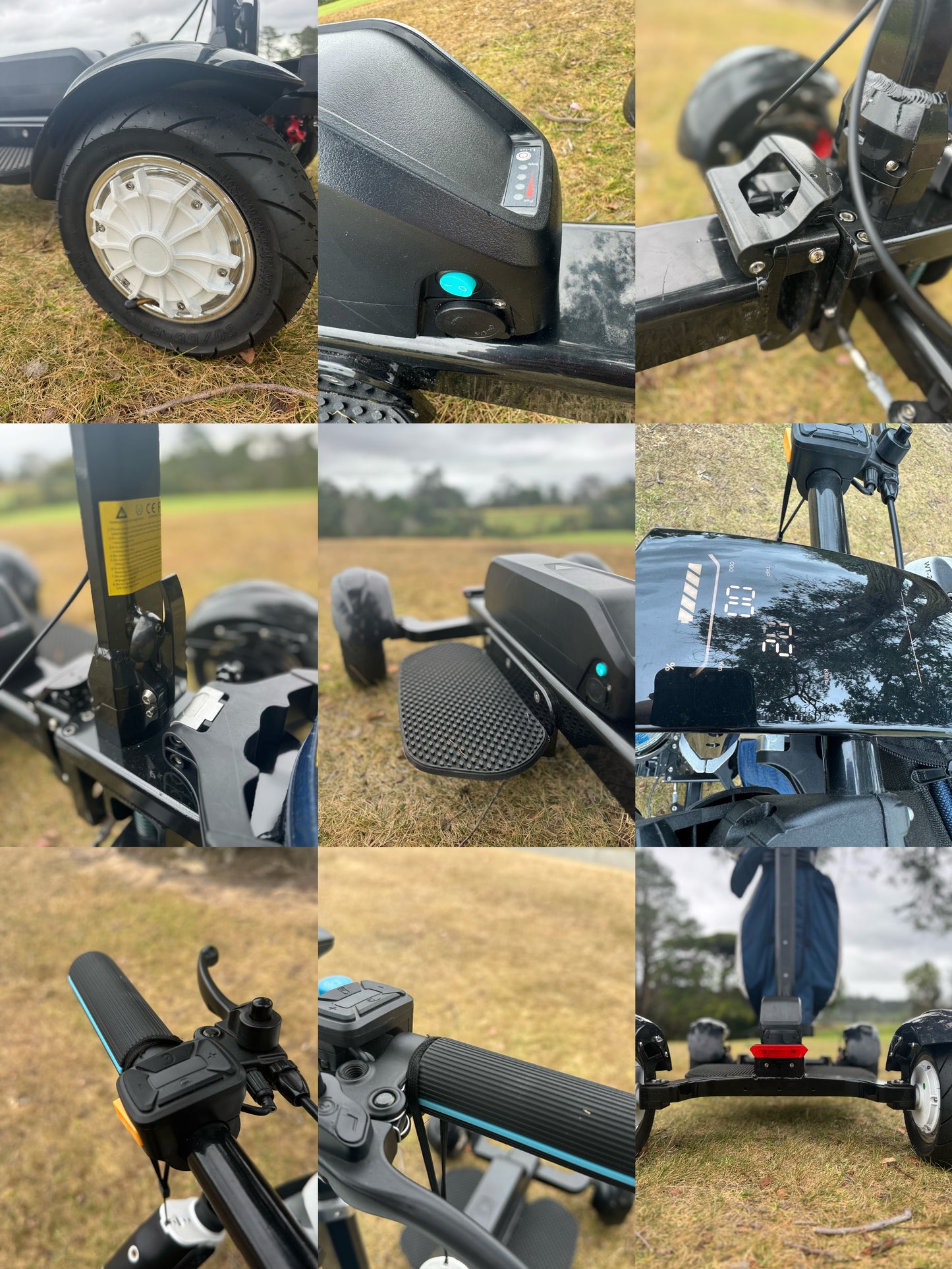 Nexride M13X Golf Scooter – Foldable Electric Golf Cart NZ | 18+ Holes per Charge