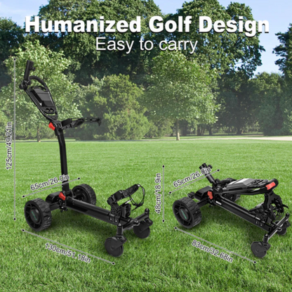 NEXRIDE Golf Follow E-Trundler T3 | Bluetooth, Remote Control, Follow - Electric Golf Trundler NZ